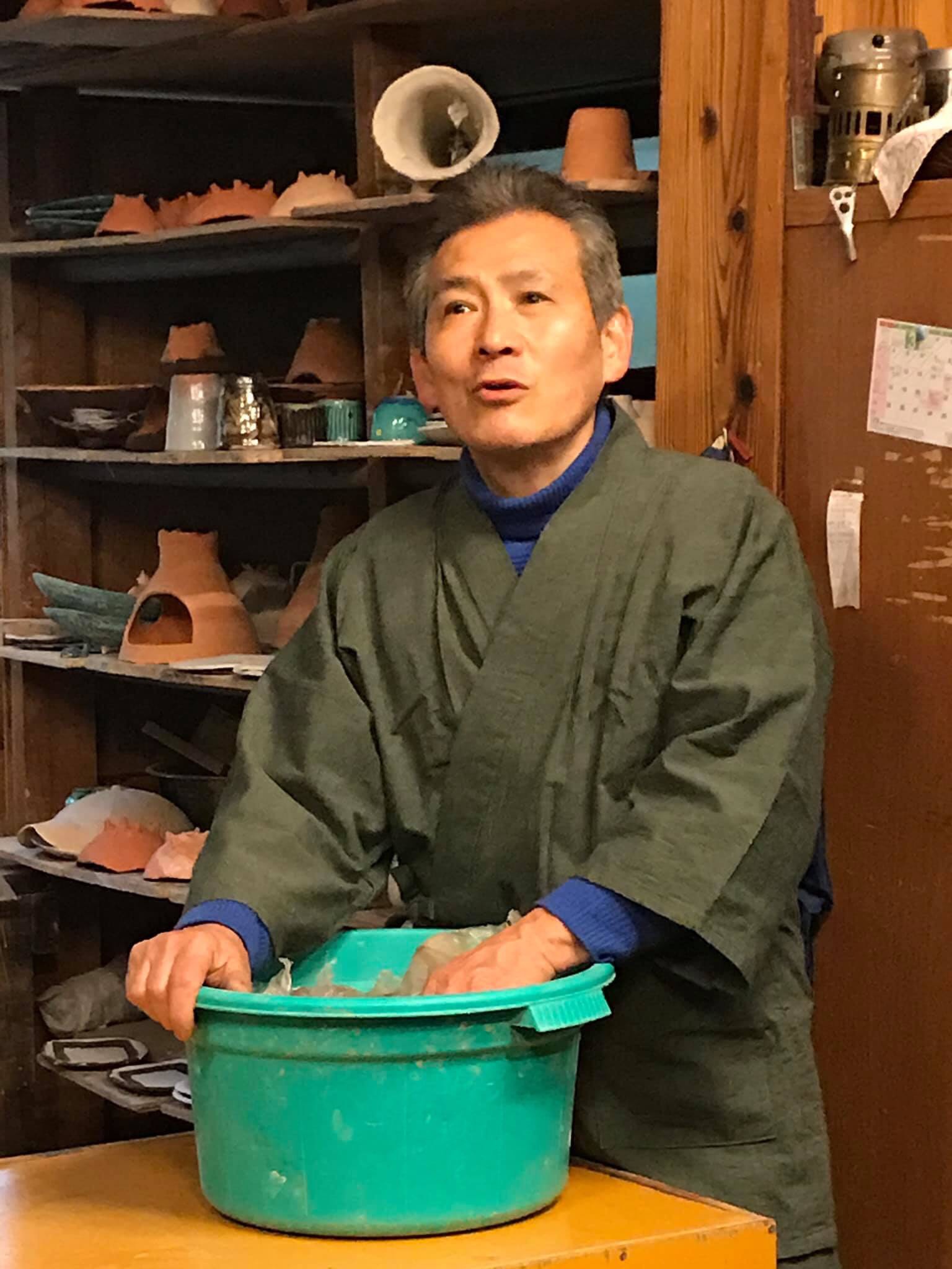 今春より京都嵐山「小陶苑」の陶芸家「長谷川 章一氏」によるお